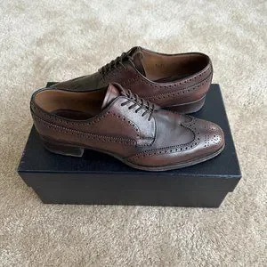 Prada | Shoes | Prada Mens Wingtip Vintage Look Us 9 | Poshmark